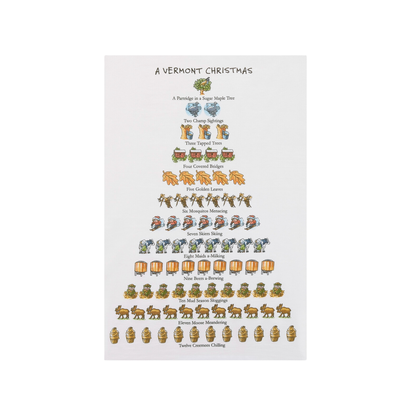 A Vermont Christmas Kitchen Towel