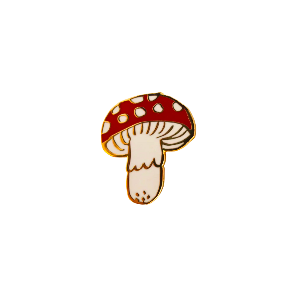 Amanita Mushroom Enamel Pin