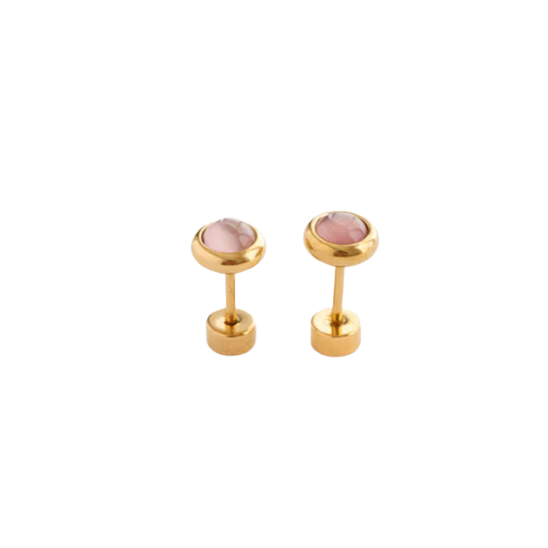 Rose Quartz Earrings