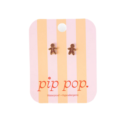 Gingerbread Man Earrings
