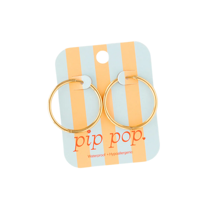 Endless Hoop Thin Gold