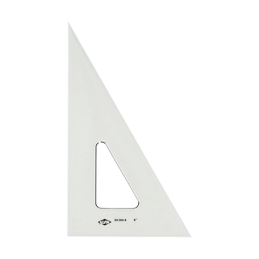 Professional Drafting Triangle – Smoke Tint (30°/60°)