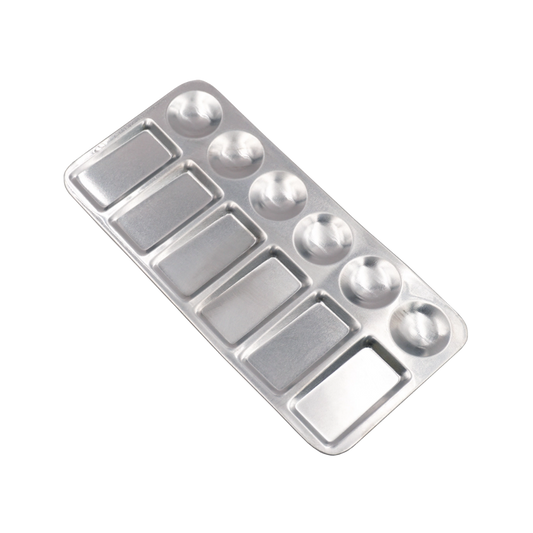 Aluminum Paint Palette – Rectangle, 12 Pan