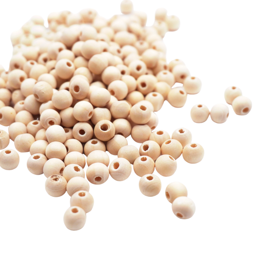 Wooden Beads – 8mm Round