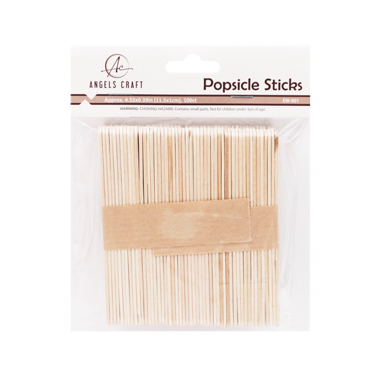 Craft Sticks – 4.5" (100 Count)