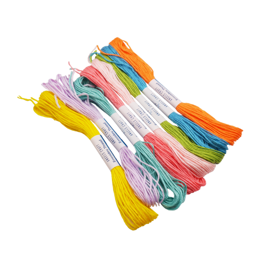 Embroidery Thread – Pastel Colors (8 Count)