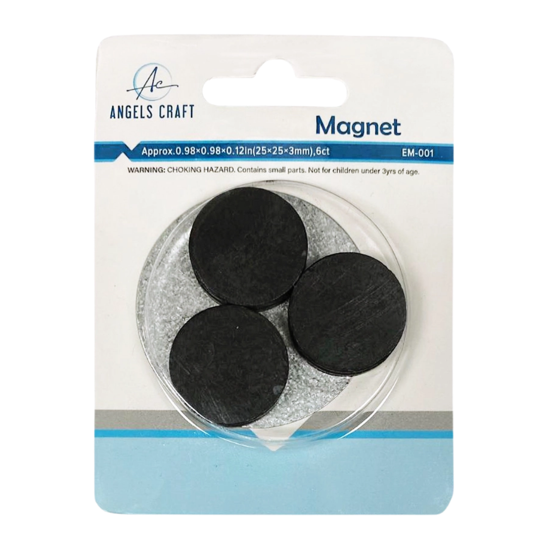 Magnet Discs 6ct – 1.0"