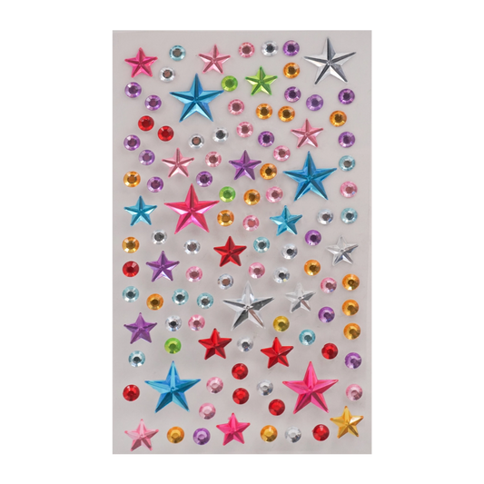 Rhinestone Sticker Sheet – Multi-Color