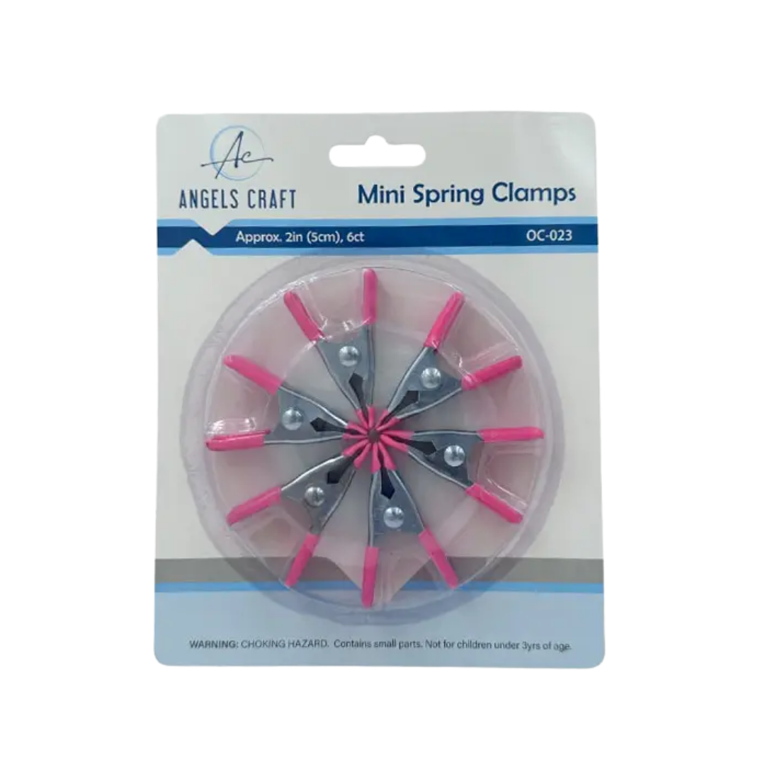 Mini Spring Clamps – 6 Count