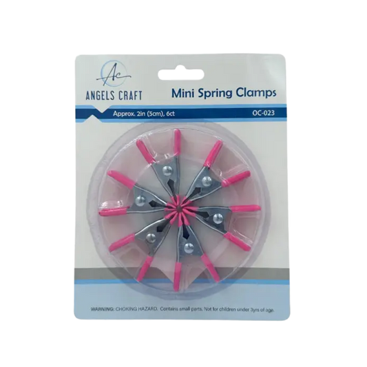 Mini Spring Clamps – 6 Count