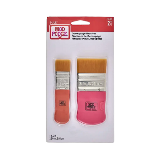 Mod Podge® Decoupage Brushes – 2 Piece