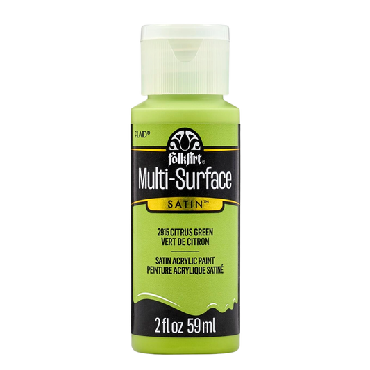 Folkart Multi-Surface Satin Acrylic Paint 2 oz -   Fresh Foliage