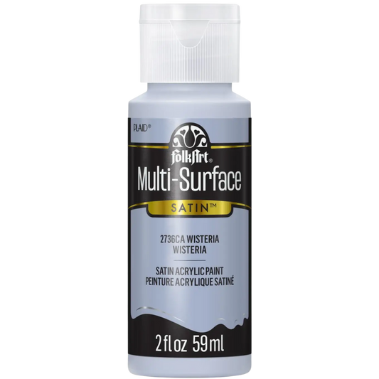 FolkArt Multi-Surface Satin Acrylic Paint 2 oz -  Wisteria