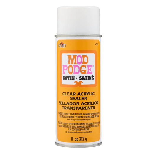 Mod Podge Clear Acrylic Sealer Satin 11 oz