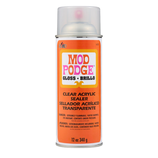 Mod Podge Gloss Clear Acrylic Sealer 12 oz