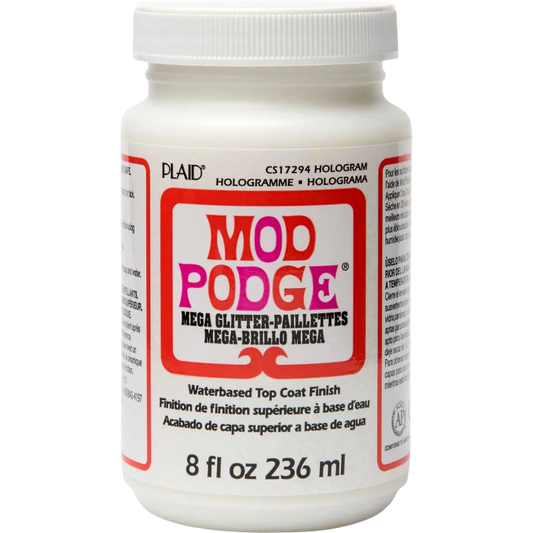 Mod Podge Mega Glitter Hologram 8 oz