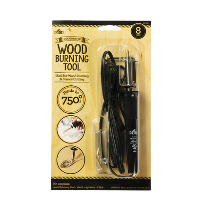 Plaid Decorative Wood Burning Tool 8 Piece Set