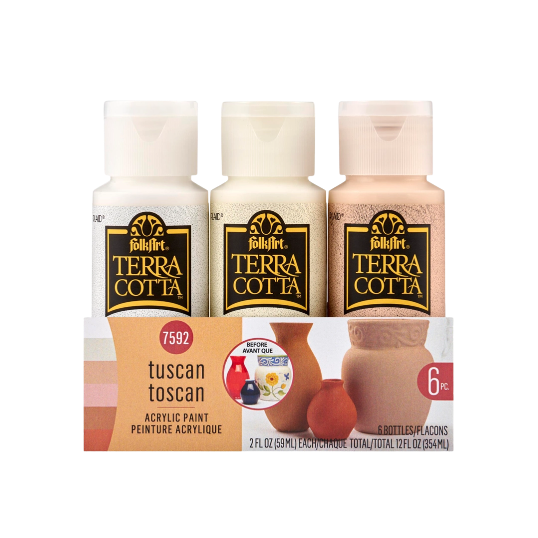 Folkart ® Terra Cotta™ 6pc Acrylic Paint Set