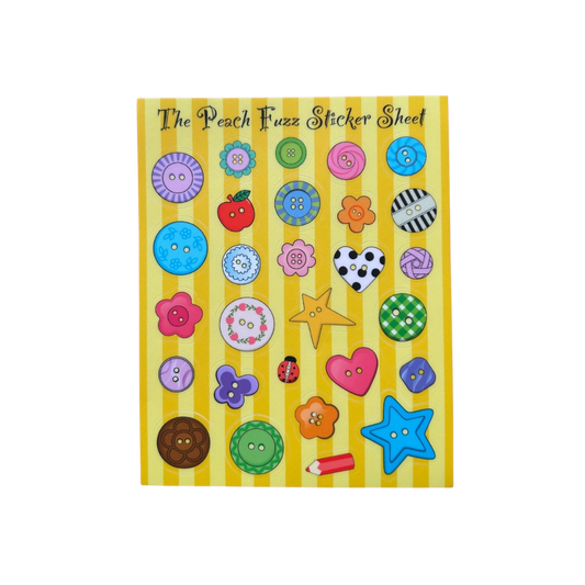 Button Mix Sticker Sheet