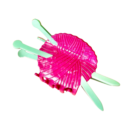Knitting Needle Hair Claw