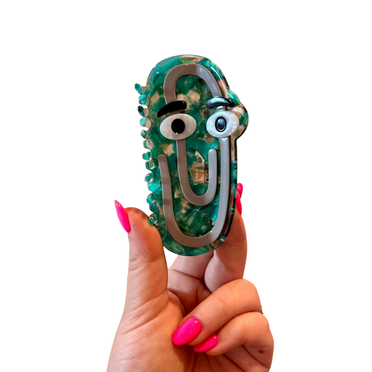Sir Paperclip Claw Clip
