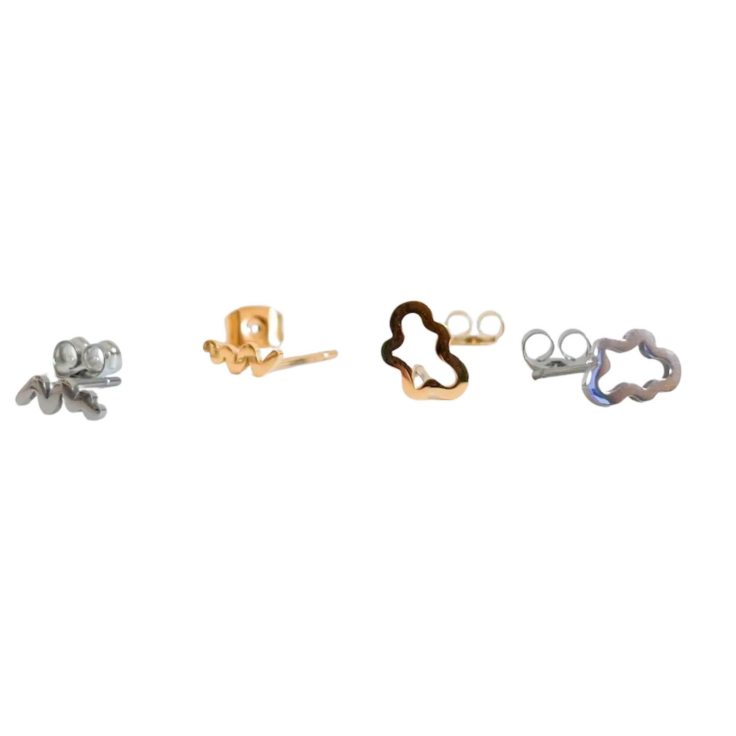 Dainty Little Tiny Things | Squiggles & Blobs | Earring Studs