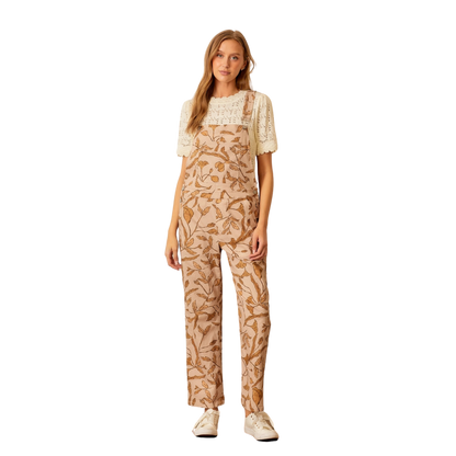 Floral Tapered Leg Jumpsuit