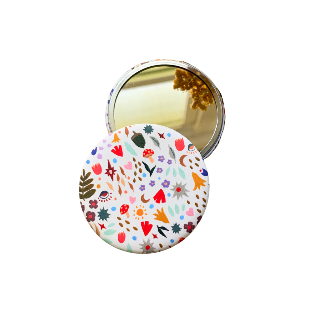 Mushrooms Pocket Mirror