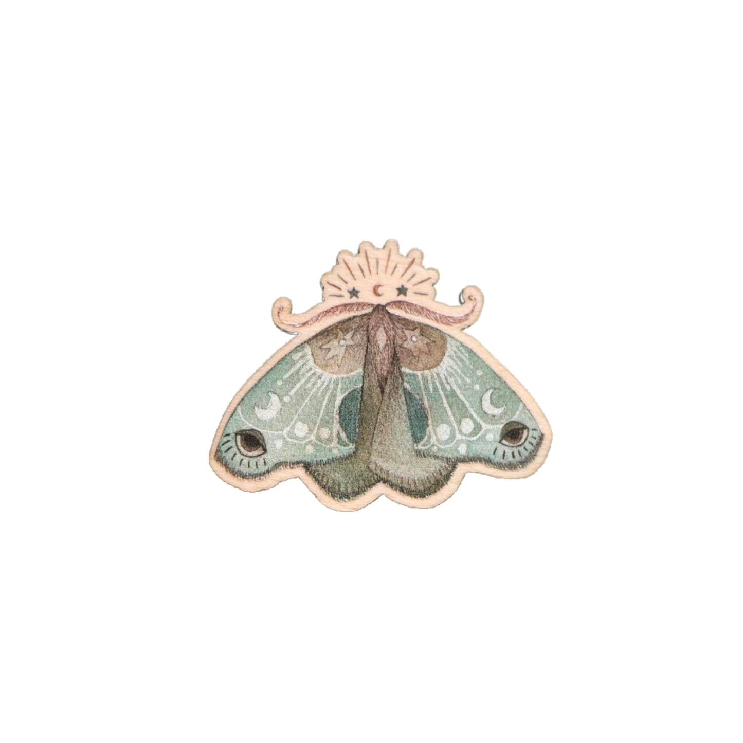 Wooden Pin Astral Moth