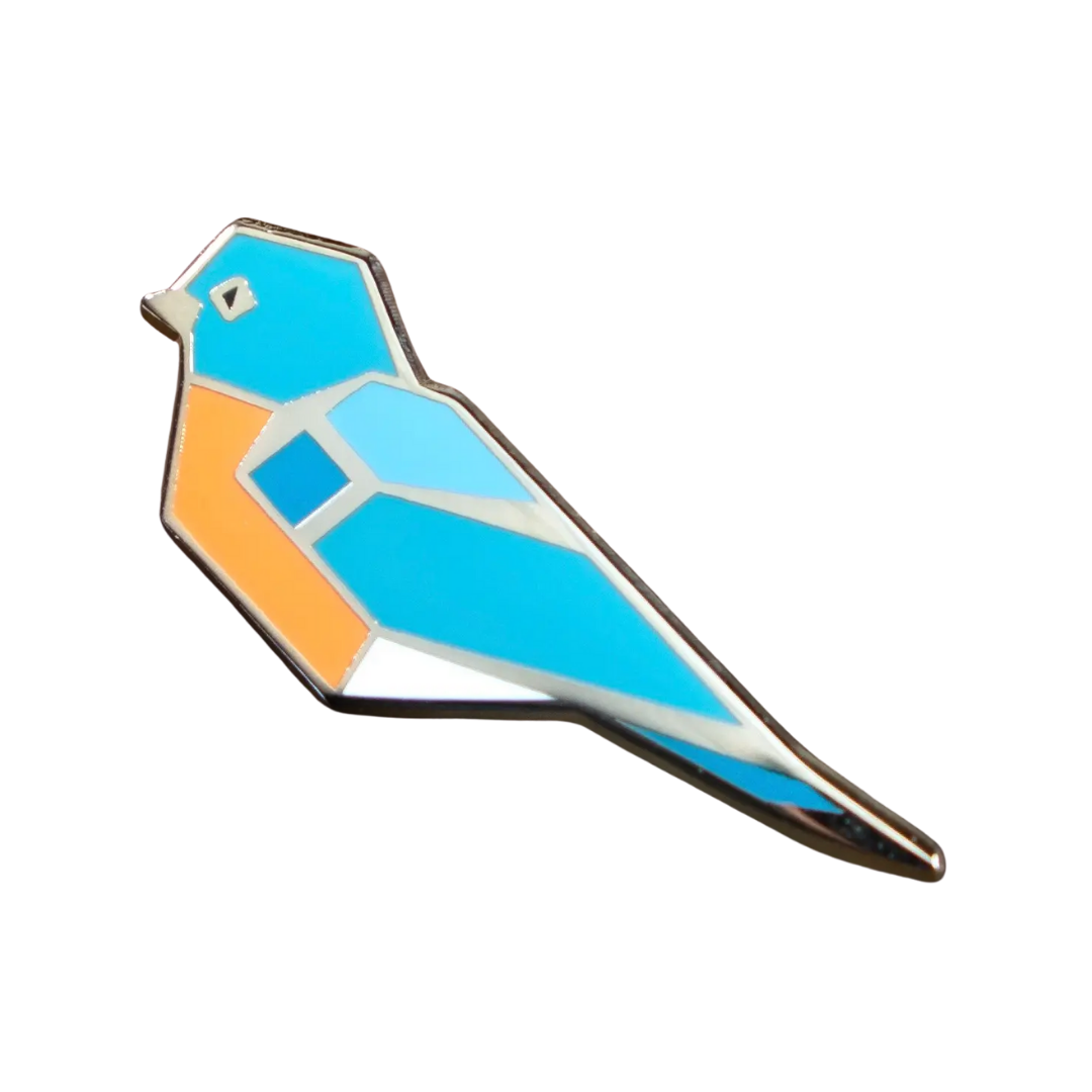 Bluebird Enamel Pin