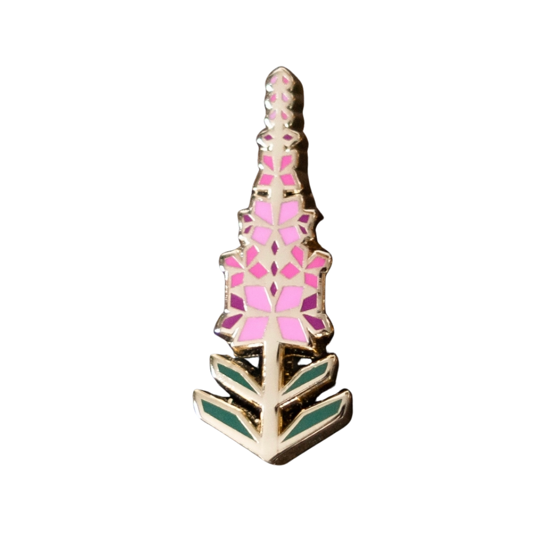 Flower Fireweed Enamel Pin