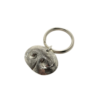 Custom Pet Nose Print Keyring