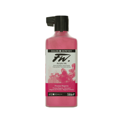 FW Liquid Acrylic Ink 6oz - Process Magenta