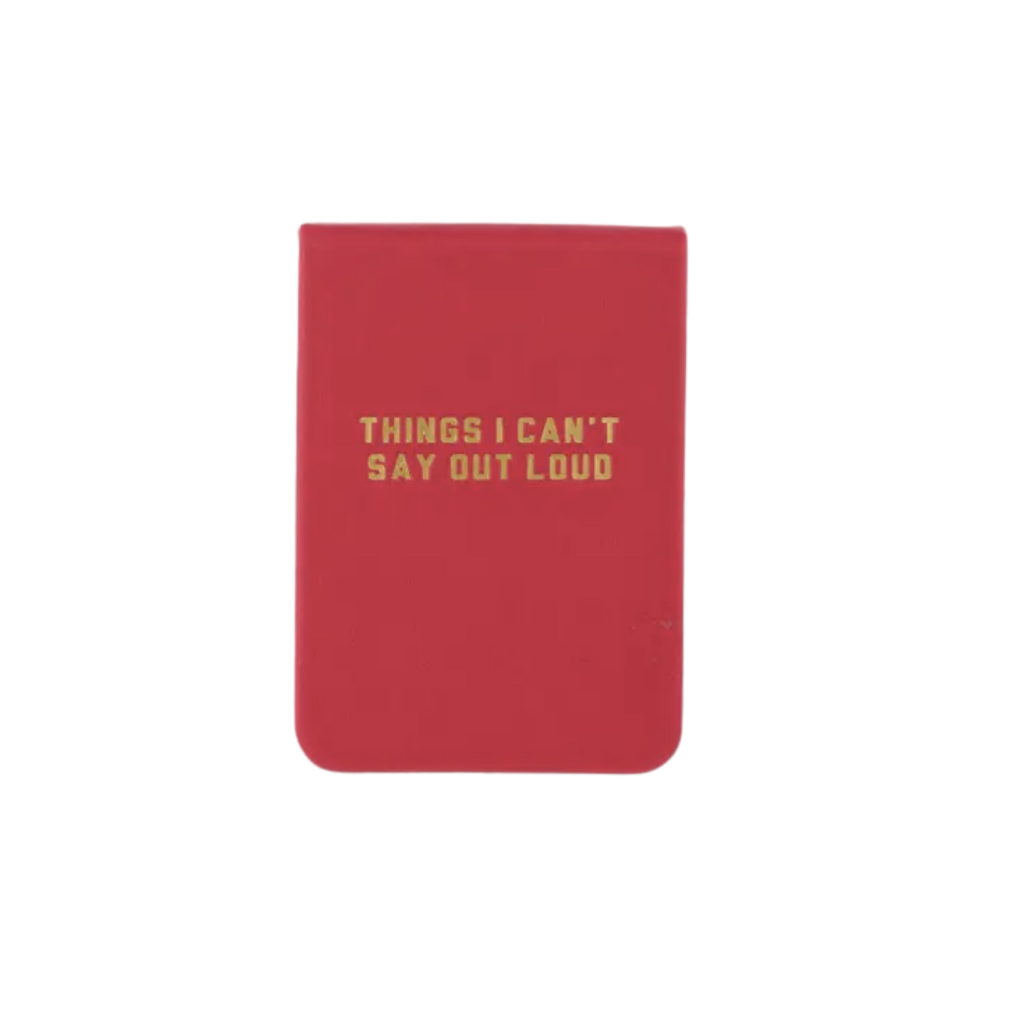 Things I Can’t Say Out Loud Red Leatherette Pocket Journal