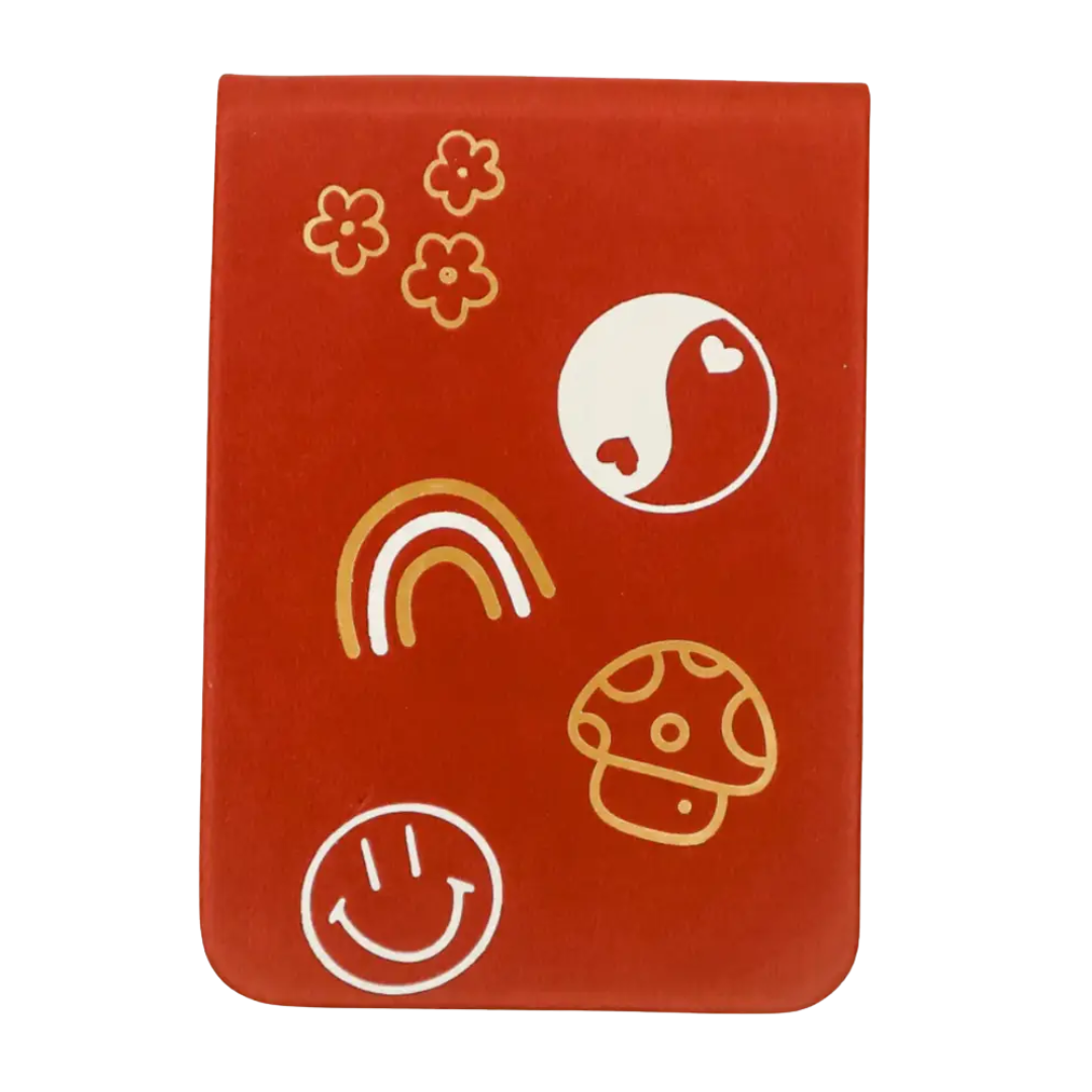 Smile Face, Mushroom, Ying-Yang - Pocket Journal