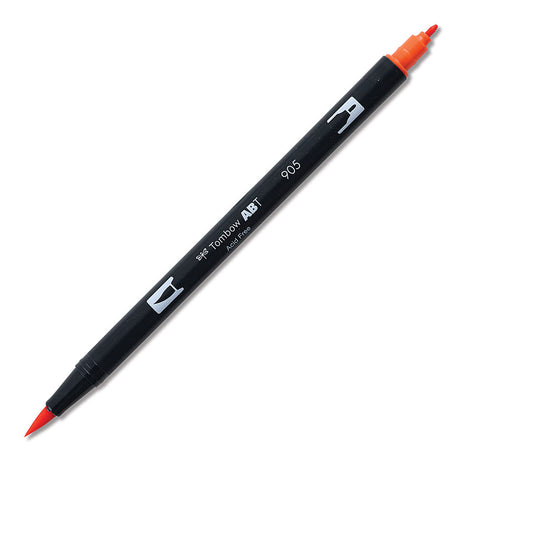 Dual Brush Pen Art Markers - 905 Red