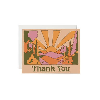Sunrise Thank You Card