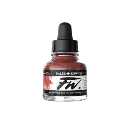 FW Liquid Acrylic Ink 1oz - Red Earth