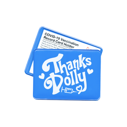 Thanks Dolly! Vaccination Card Holder