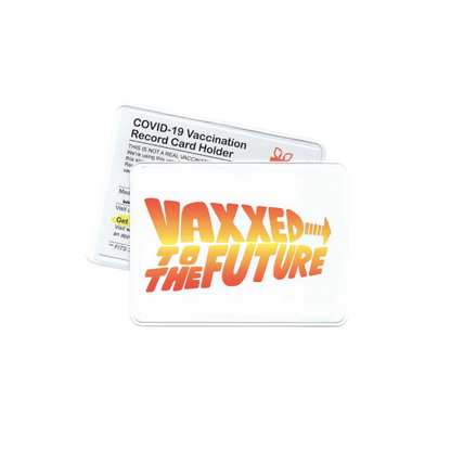 Vaxxed to the Future Vaccination Card Holder
