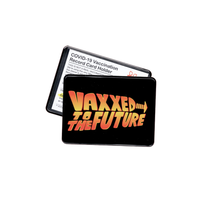 Vaxxed to the Future Vaccination Card Holder