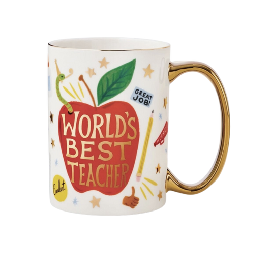 World's Best Teacher Porcelain Mug