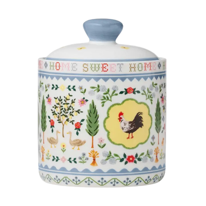 Home Sweet Home Porcelain Canister