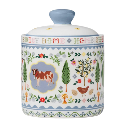Home Sweet Home Porcelain Canister