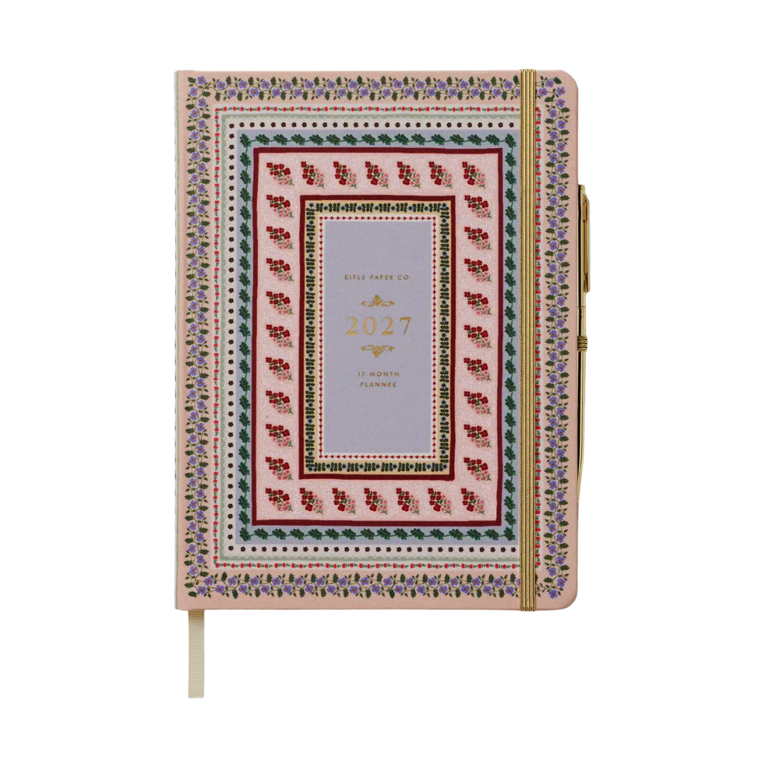 2027 Paisley 12-Month Hardcover Planner with Pen