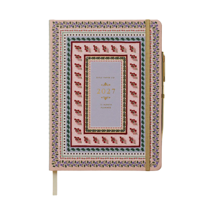 2027 Paisley 12-Month Hardcover Planner with Pen