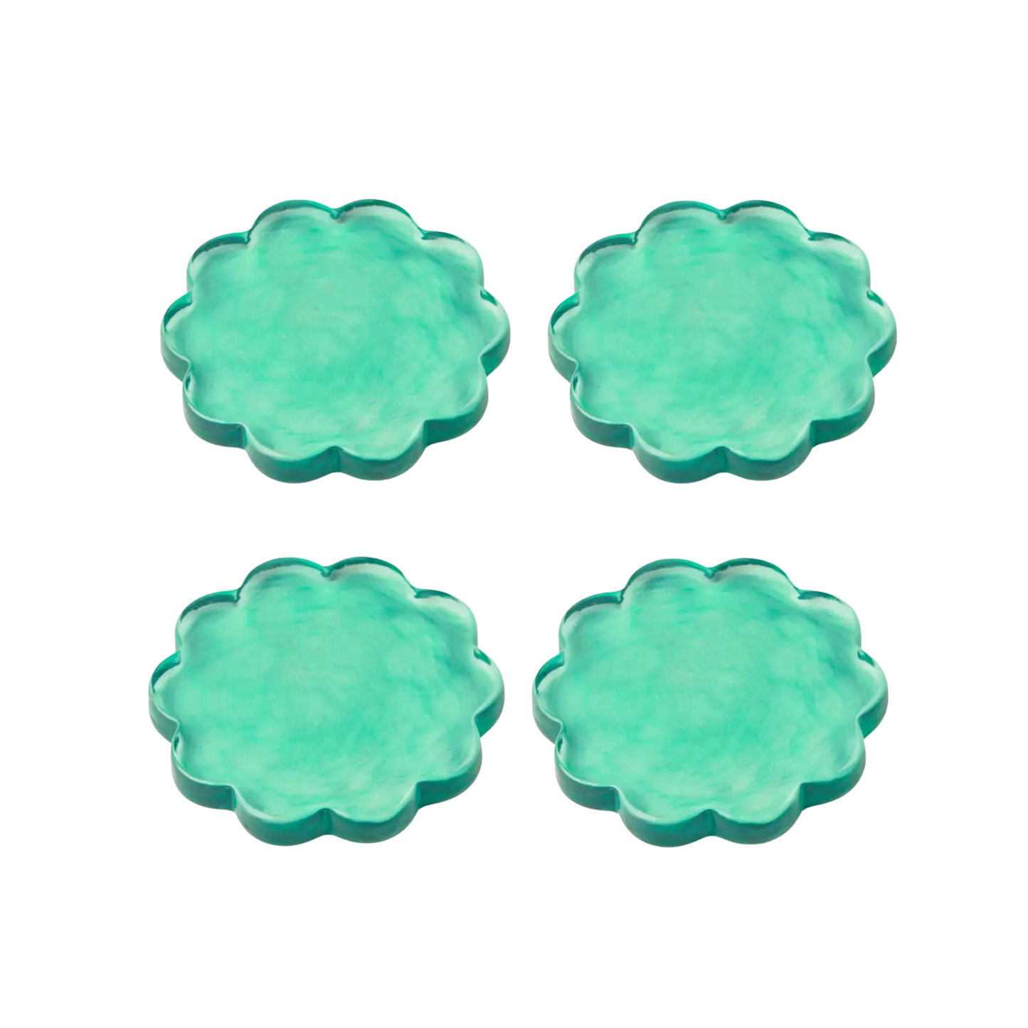 Daisy Glass Coaster - Set of 4