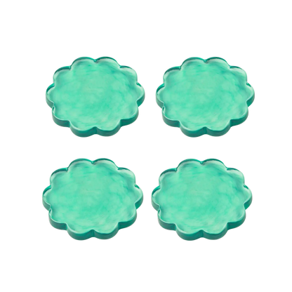 Daisy Glass Coaster - Set of 4