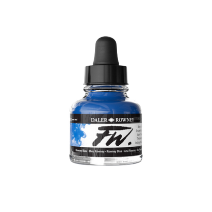 FW Liquid Acrylic Ink 1oz - Rowney Blue