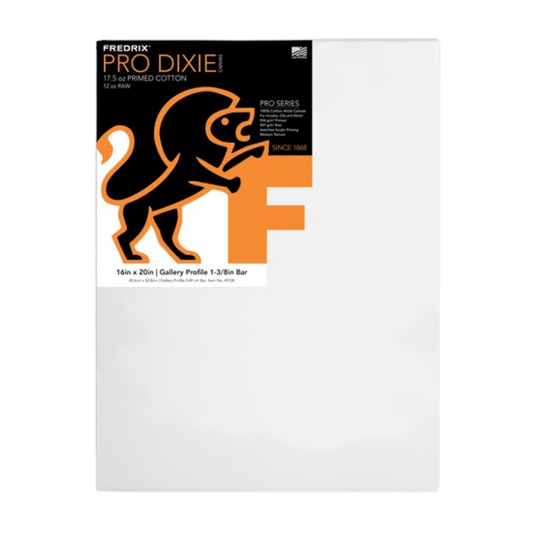 Pro Series 12oz Dixie Stretched Canvas 16"x20" (1-3/8" Profile)